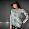 Mujer Sweater tejido laminado detalle ocho - FRA