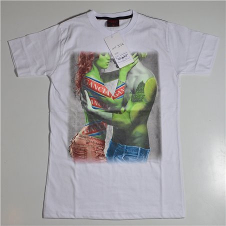 Hombre remera algodon estampa Gancia Sprite 354