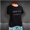 Mujer remera algodon lycra estampa BRILLO 3D WAKE UP IN - FRA