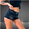 Mujer short jean rigido tiro corto - EM