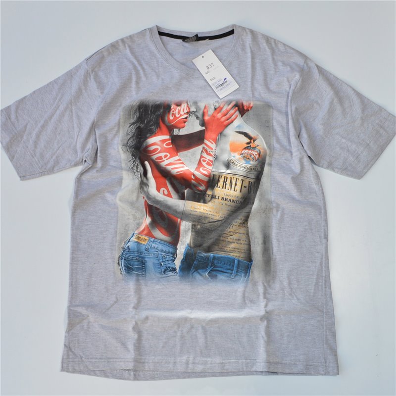 Hombre remera algodon estampa BRANCA FERNET COCA COLA  402