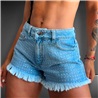 Mujer Short jean estrass desflecado - TY