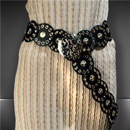 Cinturon ecocuero faja tachas - GOA