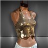 Mujer Musculosa elastizada lentejuelas modelo Marilyn - FRA