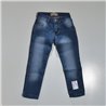 Nena pantalon elastizado localizado doble costura bolsillo