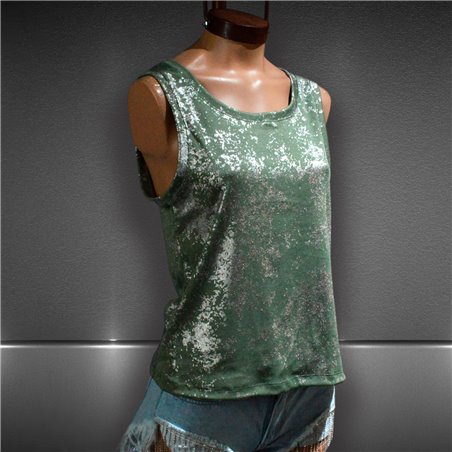 Mujer Musculosa morley lycra laminada - FRA