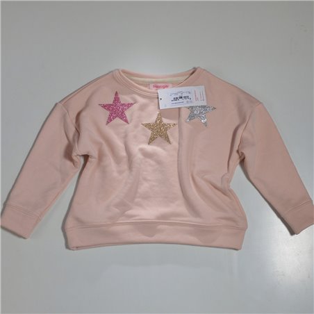 Nena buzo rustico corto estampa estrella brillo 6312