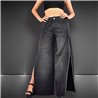 Mujer Pantalon jean aberturas laterales estrass - BEL