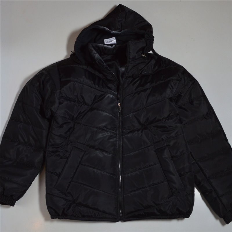 Hombre campera inflable capucha