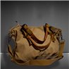 Bolso lona liso arandelas manija hebillas - GOA