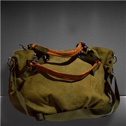 Bolso lona liso arandelas manija hebillas - GOA