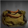 Bolso lona liso arandelas manija hebillas - GOA