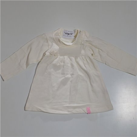 Beba remera lisa frente moño