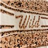 Mujer Remera algodon lycra estampa WILD print piedras - FRA