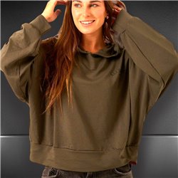 Mujer Maxibuzo rustico capucha estampa ALL SAINTS LONDON - FRA
