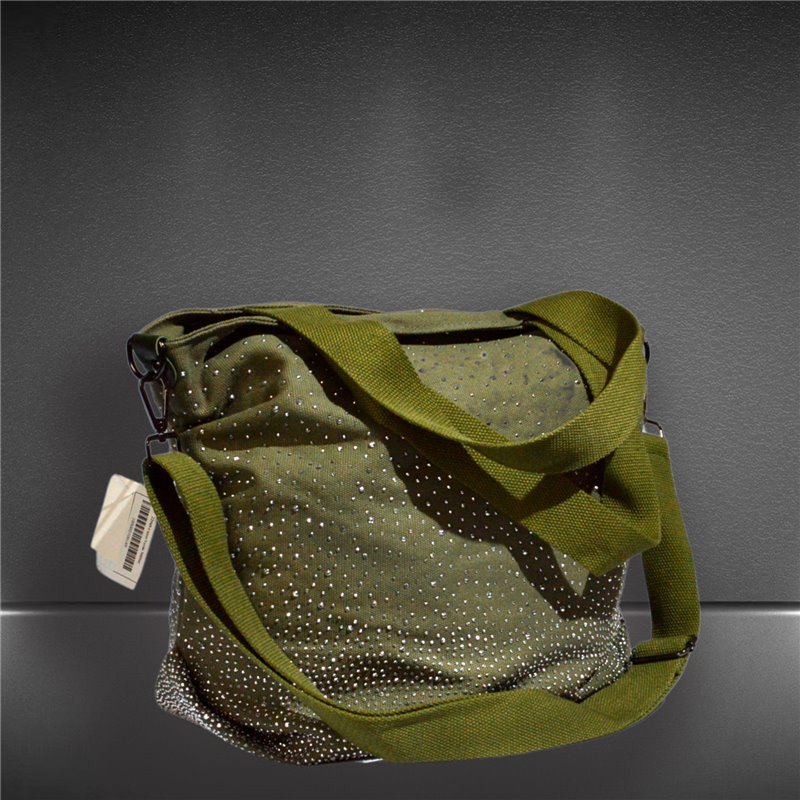 Bolso lona doble manija estrass - GOA
