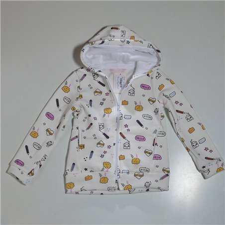 Nena campera friza estampa casas lapices 5500
