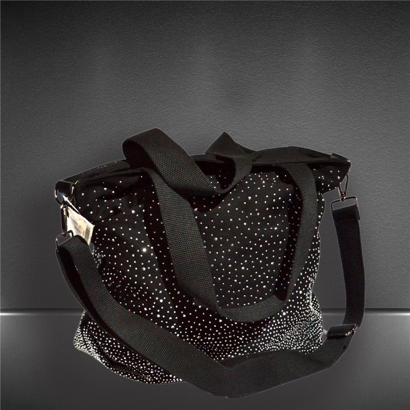 Bolso lona doble manija estrass - GOA