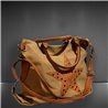 Bolso Lona aplique estrella tachas doble manija - GOA