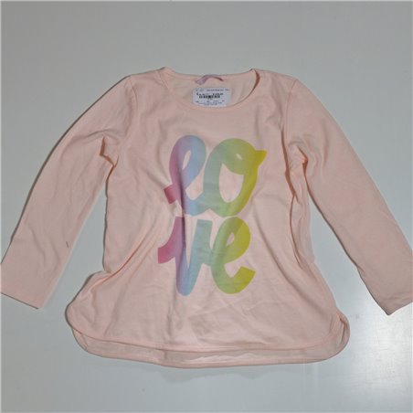 Nena remera algodon mangas largas estampa LOVE 9100