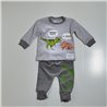 Bebe conjunto pantalon remera estampa DINOSAURIOS
