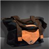 Bolso Lona liso frente bolsillo solapa ecocuero - GOA