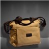 Bolso lona liso triple bolsillo GOLICCI doble manija - GOA