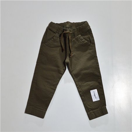 Bebe babucha gabardina elastizada con cordon