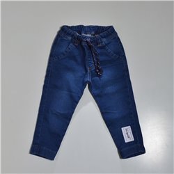 Bebe pantalon jean elastizado con cordon