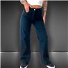 Mujer pantalon jean recto elastizado sin ruedo - EM