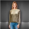 Mujer sweater bremer amplio tachas en hombros - OO