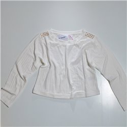 Nena remera corta morley detalle alas estrass