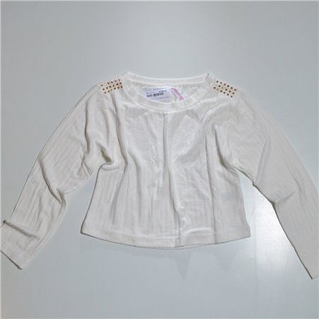 Nena remera corta morley detalle alas estrass