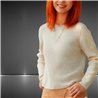 Mujer sweater bremer galon mini lentejuelas chapon en cuello - OO