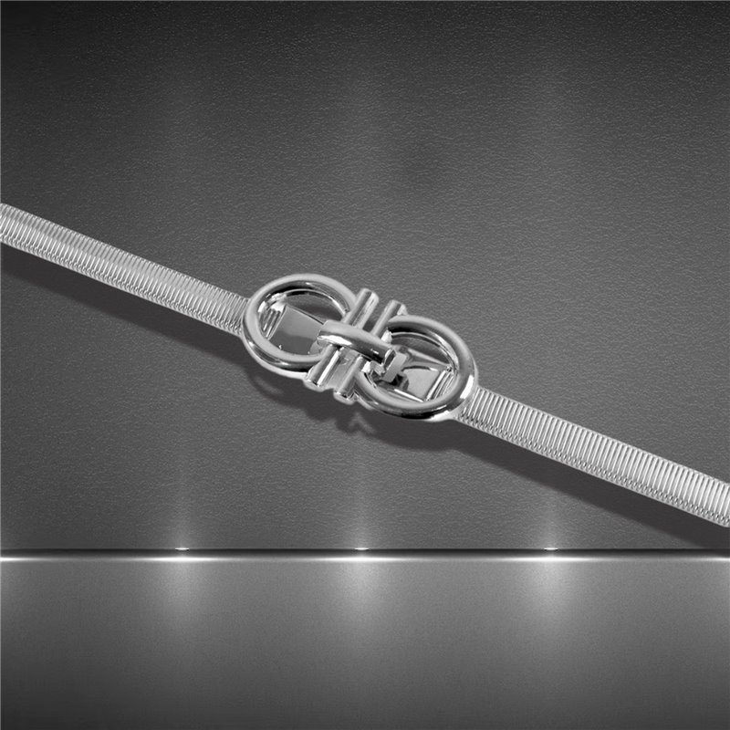 Cinturon metal elastizado hebilla D - ANY