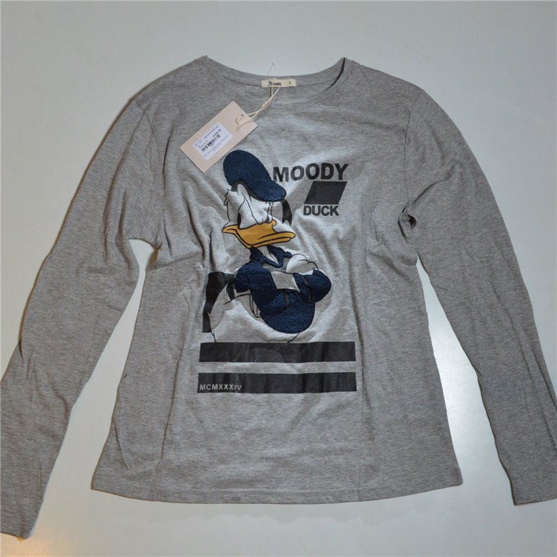 Mujer remera mangas largas estampa Minie o pato Donald 1131