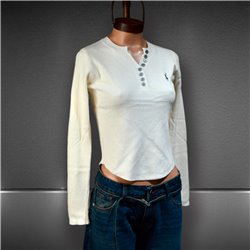 Mujer sweater bremer morley escote botones logo POLO - OG