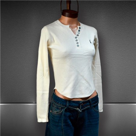 Mujer sweater bremer morley escote botones logo POLO - OG