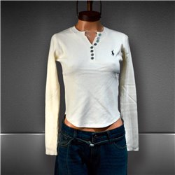 Mujer sweater bremer morley escote botones logo POLO - OG