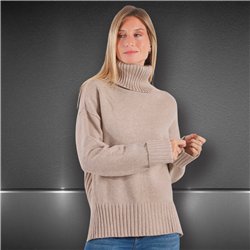 Mujer poleron bremer amplio liso - FRA