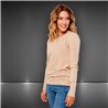 Mujer sweater bremer liso mangas botones brillo - FRA