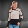 Mujer sweater bremer combinado rayado - FRA