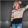 Mujer sweater bremer combinado rayado - FRA