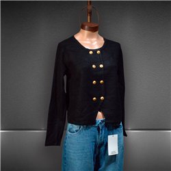 Mujer cardigan bremer botones dorados - OG