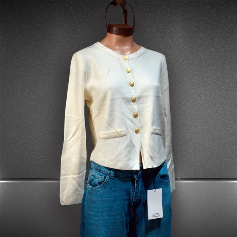 Mujer cardigan bremer amplio botones dorados - OG