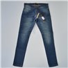 Hombre pantalon jean rasgado celeste o azul Alfis