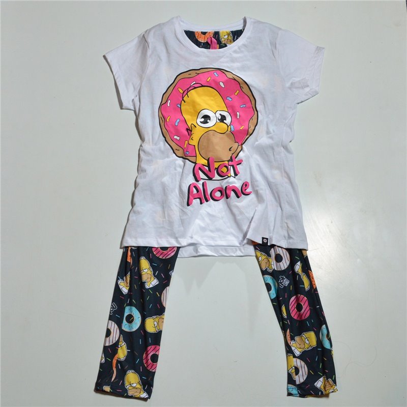 Nena pijama pantalon largo estampa varios personajes
