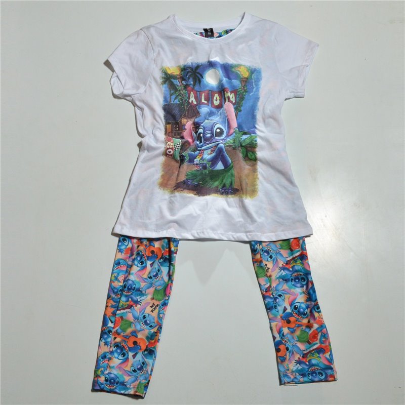 Nena pijama pantalon largo estampa varios personajes
