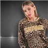 Mujer buzo lanilla gamuzada SAUVAGE PRINT - FRA