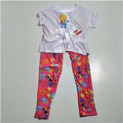 Nena pijama pantalon largo estampa varios personajes